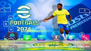 eFootball PES 2024 PPSSPP MOD DStv PremierShip [upl. by Hairas]