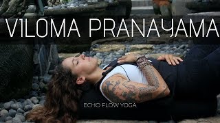 Enhance Your Breath with Echo Flow Yoga  Viloma Pranayama [upl. by Aekin]