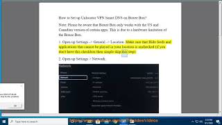 Set up Unlocator VPN Smart DNS on Boxee Box [upl. by Peter413]
