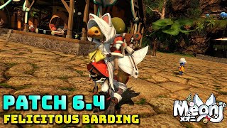 FFXIV Felicitous Chocobo Barding [upl. by Casilde342]