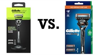 Gillette Fusion Proglide VS Gillette Labs Exfoliating Bar [upl. by Tyne596]