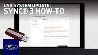 SYNC 3 USB System Update Installation  SYNC 3 HowTo  Ford [upl. by Asilrak]