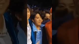 Exhausted Cool loveable Jhope on Award show ❤️💞❤️ MAMA 2018 jhope youtubeshorts bts kpop [upl. by Llyrrad]