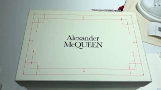 Alexander McQueen oversized sneaker review unboxing [upl. by Aidnac576]