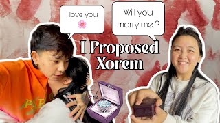 I FINALLY PROPOSED XOREM 🫣  SAMU CRIED SAMU GIRGAYI  Xorem amp Gracy [upl. by Cyrill]