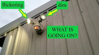 Flickering Motion Sensor LED Light [upl. by Oiracam]