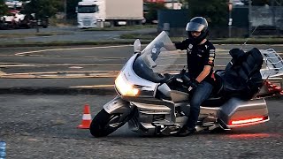 Honda Goldwing 1500 GYMKHANA on closed course [upl. by Selegna]