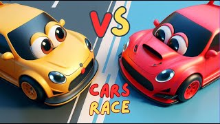 Cars Race  Toys  Mini Joy World [upl. by Hathaway]