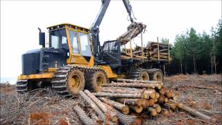 Forwarder Tigercat 1075B [upl. by Robinette]