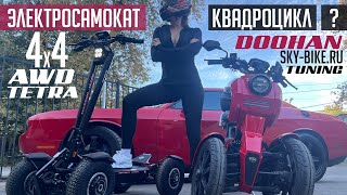 Четырехколесный электросамокат или квадроцикл TETRA vs DOOHAN [upl. by Travus]