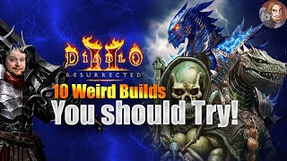 10 Weird Builds To Try In D2R Season 6 Links In Description [upl. by Selohcin709]