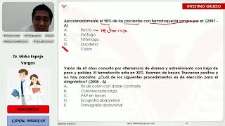 PREGUNTAS ENAM DE PATOLOGÍAS DE INTESTINO GRUESO  GASTROENTEROLOGÍA  VILLAMEDIC [upl. by Gage]