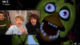 Tubbo Tommy amp Eryn Nearly Die Playing Five Nights at Freddys [upl. by Nitsruk]