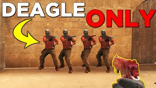 We ONLY use DEAGLES in a RANKED MATCH Super hard challenge [upl. by Aissilem]