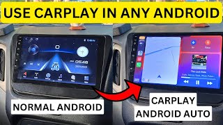 NO CLICKBAIT USE CARPLAY IN ANY ANDROID STEREO  USE ANDROID AUTO IN ANY ANDROID STEREO [upl. by Ecirbaf]