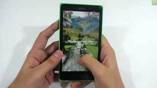 Nokia XL In Depth Game Review Playing Danger Dash amp Temple Run OZ [upl. by Carlisle]