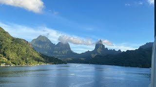 Day 13 landing on Moorea a beautiful island part 1 [upl. by Atiuqcir]