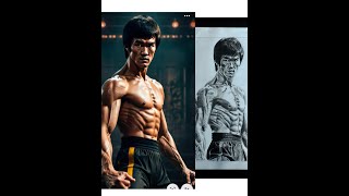 Bruce lee drawing [upl. by Marcille]