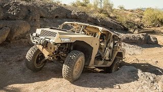 Polaris Defense launch the DAGOR UltraLight Combat Vehicle at AUSA 2014 [upl. by Ecinwahs]