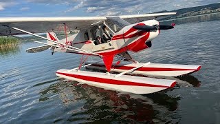 Super Cub TWD Rc PA 118 3580 mm Wingspann boxer 100cc [upl. by Niltag]