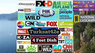 How to Turksat 42e new Update 42e settings 4 feet dish channel list dishinfolink [upl. by Neffirg]