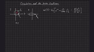 Conformal Mapping Techniques  Joukowski Airfoils  Circulation and the Kutta Condition [upl. by Bonina]