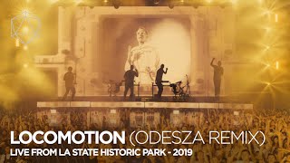 Locomotion ODESZA Remix  Live from LA State Historic Park 2019 [upl. by Airdnaed]