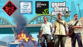 GTA V 1080p  I5 8300H GTX 1050   HP OMEN [upl. by Gustaf]