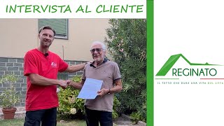 Testimonianza Del Cliente  Rifacimento Tetto da Tegole a Pannelli Coibentati  Fabio Reginato [upl. by Namqul]