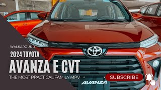 2024 TOYOTA AVANZA® E CVT  THE MOST PRACTICAL FAMILY MPV  7SEATER [upl. by Natsuj]