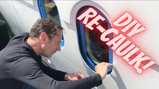 Navigator Yacht Boat Window Repairs  DIY How To ⚓ EP 25 [upl. by Amol]