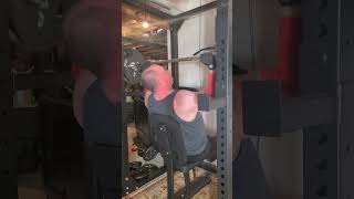 225lb x 4 reps seated overhead military shoulder press [upl. by Mason]