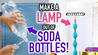 DIY Lamp made from SODA BOTTLES  HGTV Handmade [upl. by Sarad]