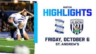 Baggies unbeaten run comes to an end at Blues  Birmingham City 31 Albion  MATCH HIGHLIGHTS [upl. by Kussell]