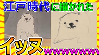 【2ch動物スレ】江戸時代に描かれたイッヌ、普通にかわいい [upl. by Eseeryt]