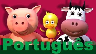 Seu MacDonald tinha um sítio  canções infantis  LittleBabyBum [upl. by Jerrine]