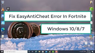 Fix EasyAntiCheat Error In Fortnite  Epic Games  Windows 1087 [upl. by Elocim]