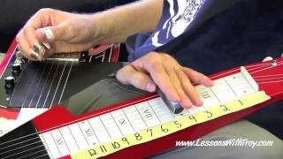 C6 Lap Steel Lessons  HD  Volume 1  Part A  by Lessons With Troy [upl. by Admama]