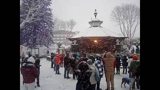 LEAVENWORTH WA CROWDED DURING SNOW STORM [upl. by Glenn]