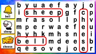 Find the Hidden Word Word Search for Kids [upl. by Anora]