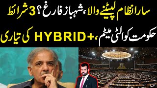 Sara nizam lapetny wala Shehbaz Sharif farigh 3 shartain Hybrid plus ki tayyari breaking news [upl. by Chrisoula401]