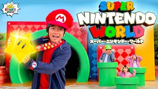 Ryans First time at Super Nintendo World [upl. by Leterg148]