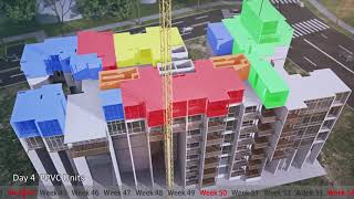 Hillview 4D Construction Sequence Animation [upl. by Hgiel29]