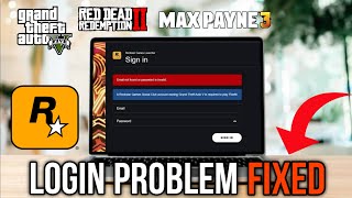 Rockstar Games Launcher Login Problem Fix  Fix Rockstar Games Launcher not working 2024 [upl. by Netsud467]