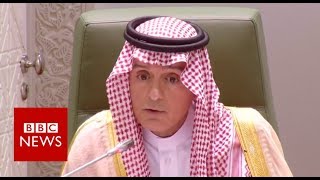 Saudi minister Khashoggi killers did rogue operation  BBC News [upl. by Aicener]