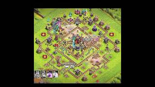 Clash of Clans Town Hall 9 September Town Hall 10 attack strategy Lava loan [upl. by Liagibba153]