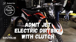 Admit Jet electric dirt bike at the Motorcycle Super Show [upl. by Atteyek]