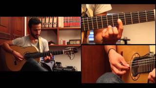 “CREPUSCOLO SUL MARE” Piero Umiliani  Guitar Tutorial slow version performed by Alex Torres [upl. by Ardnat]