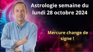 Horoscope semaine du lundi 28 octobre 2024 [upl. by Ashok]