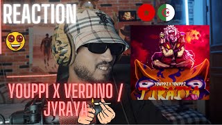 YOUPPI X VERDINO  JYRAYA  clach BAD BOY  REACTION🇲🇦🇩🇿 🔥🔥 [upl. by Daryn]